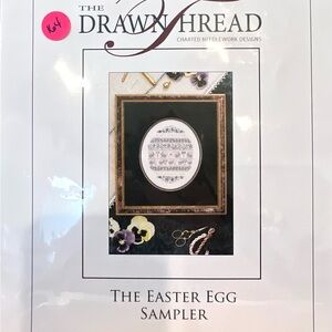 The‎ Drawn Thread The Easter Egg Sampler Cross Stitch Pattern Spring Floral